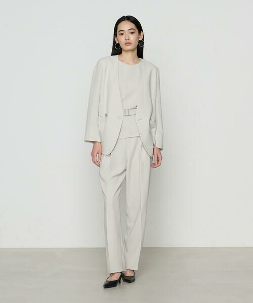 COMME CA COMFORT / コムサ・コンフォート(Lサイズ) セットアップ | 〔 TALLサイズ 〕 【セットアップ対応】アチェローザダブルクロス パンツ | 詳細4