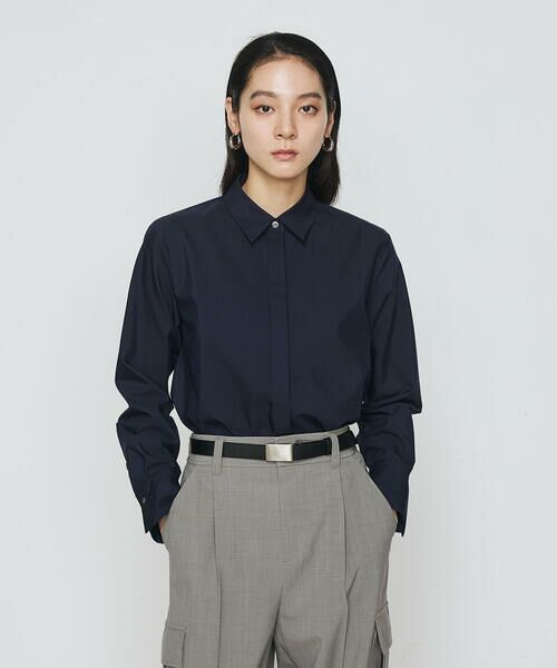 COMME CA COMFORT / コムサ・コンフォート（Lサイズ） シャツ・ブラウス | 〔 TALLサイズ 〕 ストライプタイプライター／バルキーオックスフォード シャツ | 詳細17