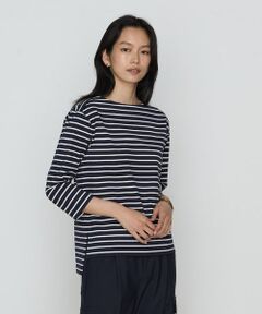 COMME CA COMFORT / コムサ・コンフォート（Lサイズ） カットソー | 〔 TALLサイズ 〕 コットンスーピマボーダー カットソー