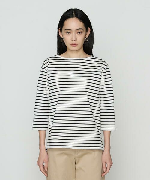 COMME CA COMFORT / コムサ・コンフォート（Lサイズ） カットソー | 〔 TALLサイズ 〕 コットンスーピマボーダー カットソー | 詳細6