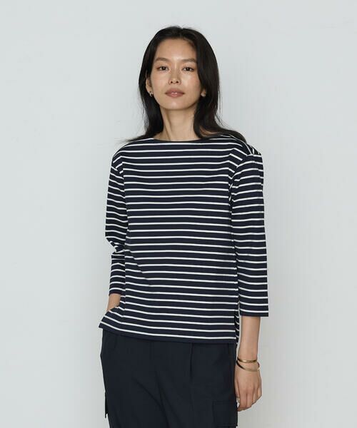 COMME CA COMFORT / コムサ・コンフォート（Lサイズ） カットソー | 〔 TALLサイズ 〕 コットンスーピマボーダー カットソー | 詳細15