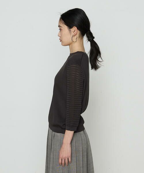 COMME CA COMFORT / コムサ・コンフォート（Lサイズ） ニット・セーター | 〔 TALLサイズ 〕 コットンシルク クルーネックプルオーバー | 詳細6