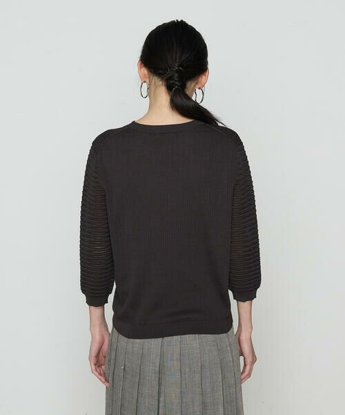 COMME CA COMFORT / コムサ・コンフォート（Lサイズ） ニット・セーター | 〔 TALLサイズ 〕 コットンシルク クルーネックプルオーバー | 詳細7