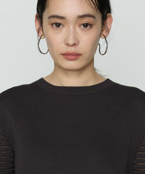 COMME CA COMFORT / コムサ・コンフォート（Lサイズ） ニット・セーター | 〔 TALLサイズ 〕 コットンシルク クルーネックプルオーバー | 詳細8