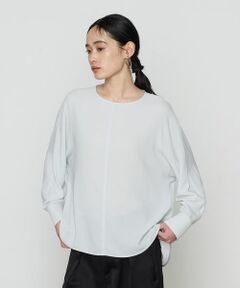 COMME CA COMFORT / コムサ・コンフォート（Lサイズ） シャツ・ブラウス | 〔 TALLサイズ 〕 バックサテン ドルマンスリーブプルオーバー