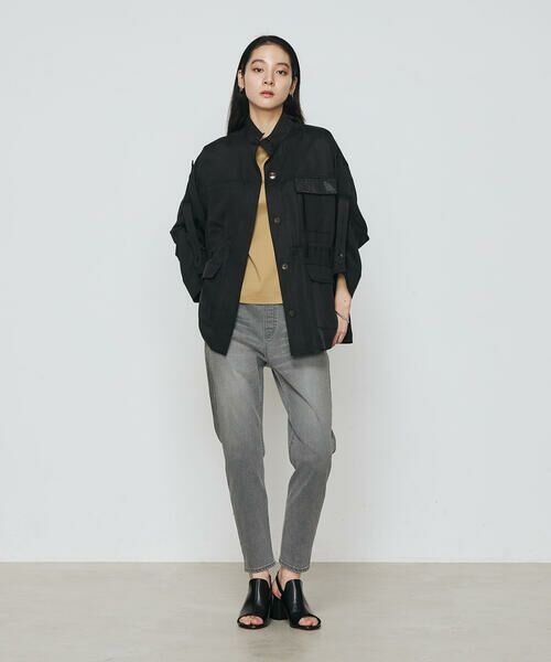 COMME CA COMFORT / コムサ・コンフォート（Lサイズ） デニムパンツ | 〔 TALLサイズ 〕 コットンストレッチデニム ウエストリブパンツ | 詳細1