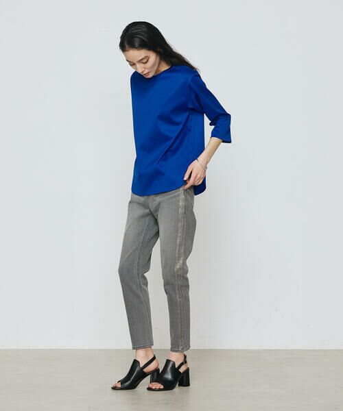 COMME CA COMFORT / コムサ・コンフォート（Lサイズ） デニムパンツ | 〔 TALLサイズ 〕 コットンストレッチデニム ウエストリブパンツ | 詳細5