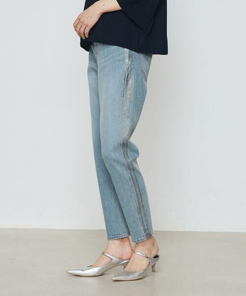 COMME CA COMFORT / コムサ・コンフォート（Lサイズ） デニムパンツ | 〔 TALLサイズ 〕 コットンストレッチデニム ウエストリブパンツ | 詳細12