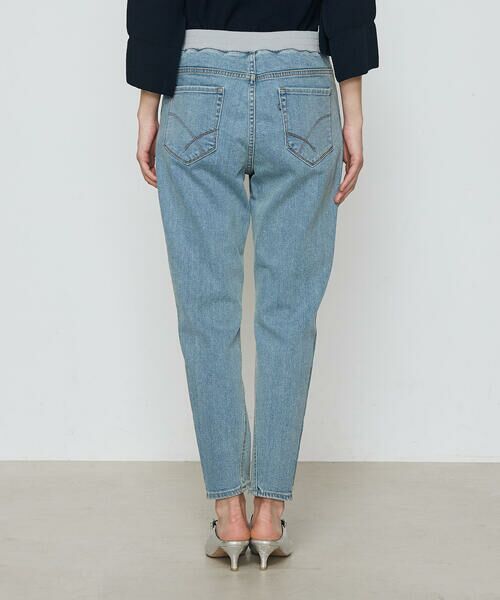 COMME CA COMFORT / コムサ・コンフォート（Lサイズ） デニムパンツ | 〔 TALLサイズ 〕 コットンストレッチデニム ウエストリブパンツ | 詳細17