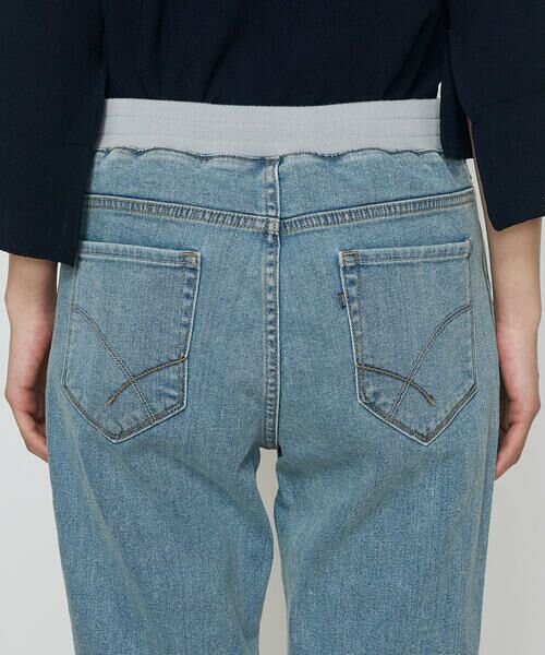 COMME CA COMFORT / コムサ・コンフォート（Lサイズ） デニムパンツ | 〔 TALLサイズ 〕 コットンストレッチデニム ウエストリブパンツ | 詳細19