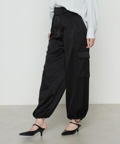 COMME CA COMFORT / コムサ・コンフォート（Lサイズ） その他パンツ | 〔 TALLサイズ 〕 トリアセテート／ポリエステルサテン カーゴパンツ