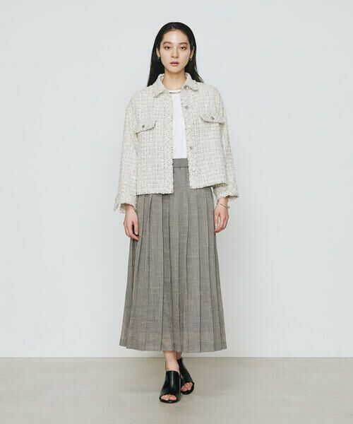 COMME CA COMFORT / コムサ・コンフォート（Lサイズ） ベスト | 〔 TALLサイズ 〕 サマーツイード クロプトシャツ | 詳細1