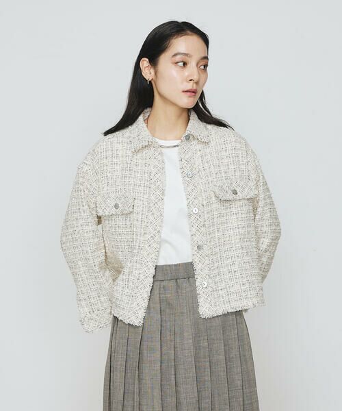 COMME CA COMFORT / コムサ・コンフォート（Lサイズ） ベスト | 〔 TALLサイズ 〕 サマーツイード クロプトシャツ | 詳細6