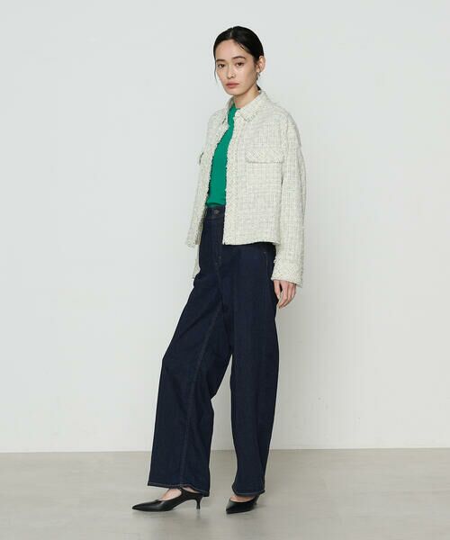 COMME CA COMFORT / コムサ・コンフォート（Lサイズ） ベスト | 〔 TALLサイズ 〕 サマーツイード クロプトシャツ | 詳細9