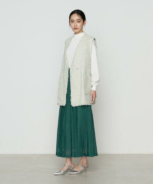 COMME CA COMFORT / コムサ・コンフォート（Lサイズ） ベスト | 〔 TALLサイズ 〕 サマーツイード ジレ | 詳細11