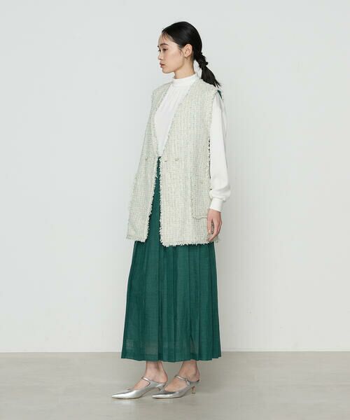 COMME CA COMFORT / コムサ・コンフォート（Lサイズ） ベスト | 〔 TALLサイズ 〕 サマーツイード ジレ | 詳細12