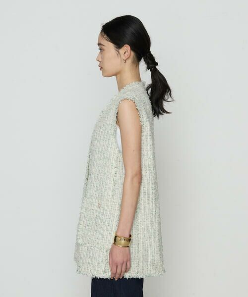 COMME CA COMFORT / コムサ・コンフォート（Lサイズ） ベスト | 〔 TALLサイズ 〕 サマーツイード ジレ | 詳細15