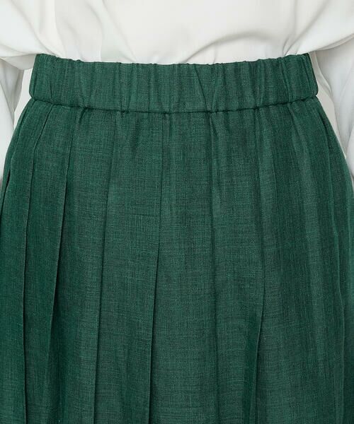 COMME CA COMFORT / コムサ・コンフォート（Lサイズ） ロング・マキシ丈スカート | 〔 TALLサイズ 〕 ラミー プリーツスカート | 詳細12