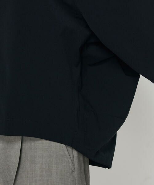 COMME CA COMFORT / コムサ・コンフォート（Lサイズ） ブルゾン | 〔 +サイズ 〕 ストレッチタフタ シャツブルゾン | 詳細10
