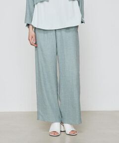 COMME CA COMFORT / コムサ・コンフォート（Lサイズ） その他パンツ | 〔 +サイズ 〕 麻調合繊 ワイドパンツ