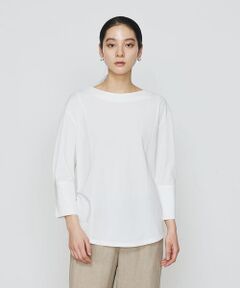 COMME CA COMFORT / コムサ・コンフォート（Lサイズ） カットソー | 〔 +サイズ 〕 ポンチハード カットソー