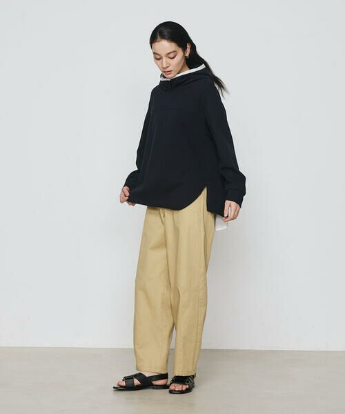 COMME CA COMFORT / コムサ・コンフォート（Lサイズ） スウェット | 〔 +サイズ 〕 ブークレダンボール レイヤード風フード付トレーナー | 詳細3