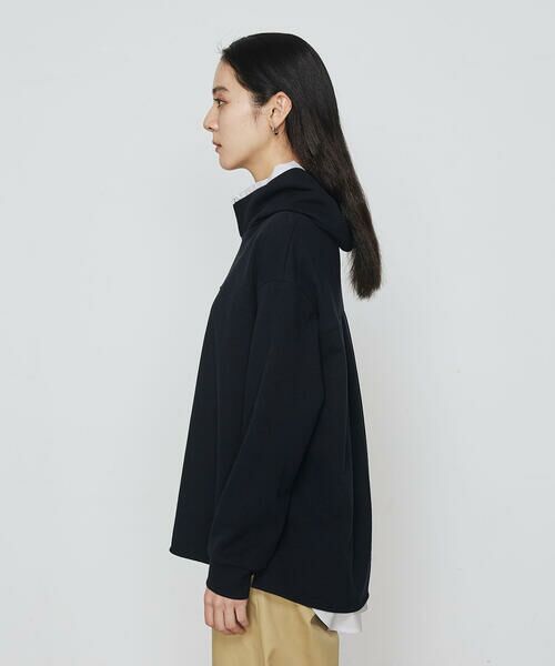 COMME CA COMFORT / コムサ・コンフォート（Lサイズ） スウェット | 〔 +サイズ 〕 ブークレダンボール レイヤード風フード付トレーナー | 詳細6