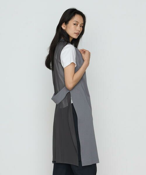 COMME CA COMFORT/コムサ・コンフォート(Lサイズ) 〔 TALLサイズ 〕 TCポンチ ジレ 04:グレー 15号 COMME CA COMFORT/コムサ・コンフォート(Lサイズ) 〔 TALLサイズ 〕 TCポンチ ジレ 04:グレー 15号
