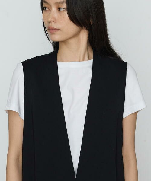 COMME CA COMFORT / コムサ・コンフォート（Lサイズ） ベスト | 〔 TALLサイズ 〕 TCポンチ ジレ | 詳細16