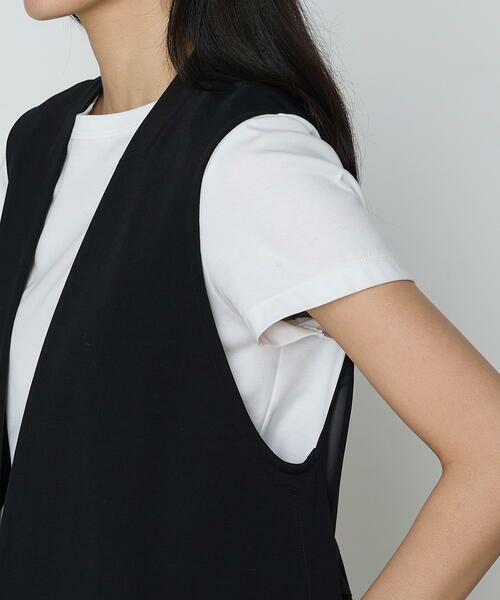 COMME CA COMFORT / コムサ・コンフォート（Lサイズ） ベスト | 〔 TALLサイズ 〕 TCポンチ ジレ | 詳細17