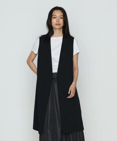 COMME CA COMFORT/コムサ・コンフォート(Lサイズ) 〔 TALLサイズ 〕 TCポンチ ジレ 05:クロ 15号 COMME CA COMFORT/コムサ・コンフォート(Lサイズ) 〔 TALLサイズ 〕 TCポンチ ジレ 05:クロ 15号