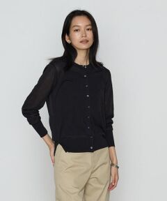 COMME CA COMFORT / コムサ・コンフォート（Lサイズ） カーディガン・ボレロ | 〔 TALLサイズ 〕 綿アセテート カーディガン