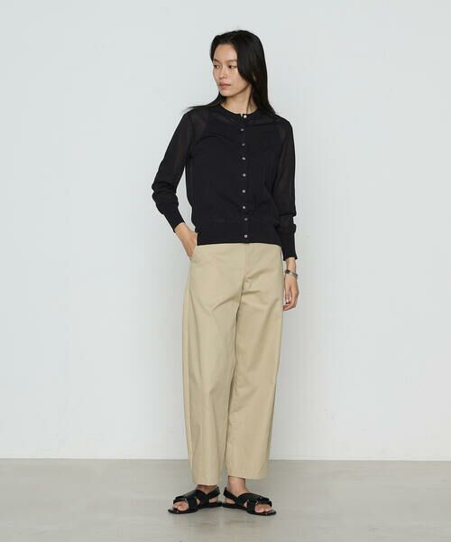 COMME CA COMFORT / コムサ・コンフォート（Lサイズ） カーディガン・ボレロ | 〔 TALLサイズ 〕 綿アセテート カーディガン | 詳細1
