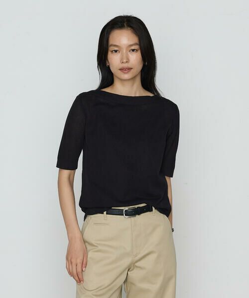 COMME CA COMFORT / コムサ・コンフォート（Lサイズ） ニット・セーター | 〔 TALLサイズ 〕 綿アセテート プルオーバー | 詳細3