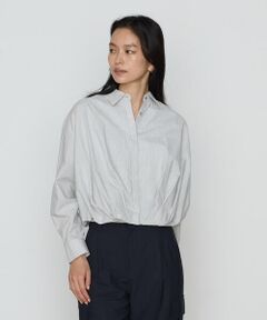 COMME CA COMFORT / コムサ・コンフォート（Lサイズ） シャツ・ブラウス | 〔 TALLサイズ 〕 コットンポプリンストライプ シャツ