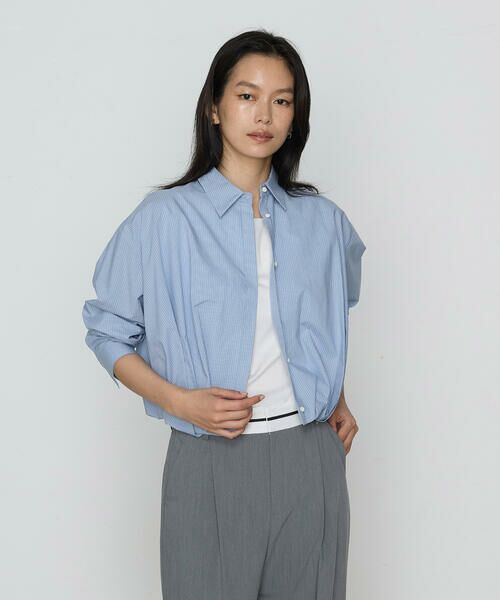 COMME CA COMFORT / コムサ・コンフォート（Lサイズ） シャツ・ブラウス | 〔 TALLサイズ 〕 コットンポプリンストライプ シャツ | 詳細11