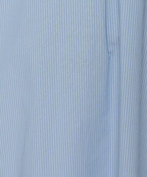 COMME CA COMFORT / コムサ・コンフォート（Lサイズ） ロング・マキシ丈ワンピース | 〔 TALLサイズ 〕 コットンポプリンストライプ シャツワンピース | 詳細14
