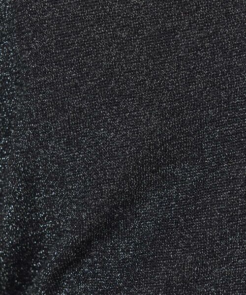 COMME CA COMFORT / コムサ・コンフォート（Lサイズ） カーディガン・ボレロ | 〔 TALLサイズ 〕 ラメリネンニット カーディガン | 詳細3