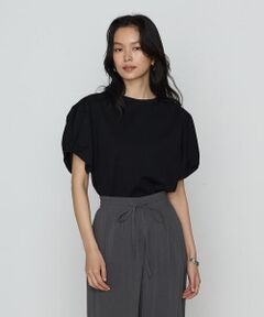 COMME CA COMFORT / コムサ・コンフォート（Lサイズ） Tシャツ | 〔 TALLサイズ 〕 アルビ二天竺パフスリーブ Tシャツ