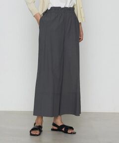 COMME CA COMFORT / コムサ・コンフォート（Lサイズ） その他パンツ | 〔 TALLサイズ 〕 コットンタイプライター ギャザーワイドパンツ