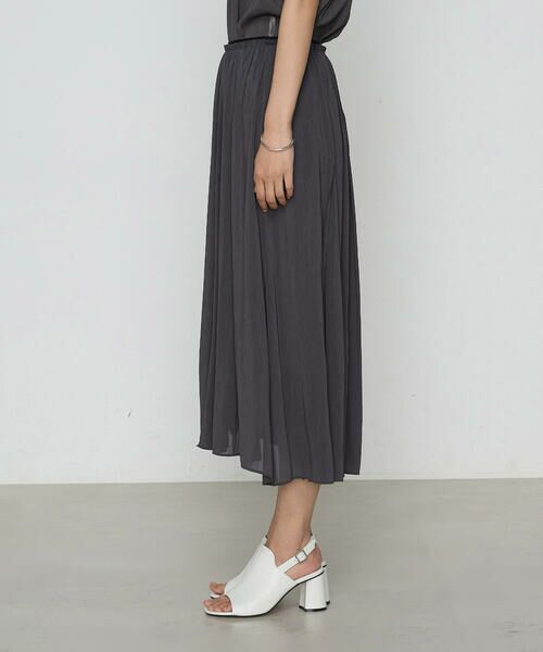 COMME CA COMFORT / コムサ・コンフォート（Lサイズ） ロング・マキシ丈スカート | 〔 TALLサイズ 〕 【セットアップ対応】シャンブレーカッセン スカート | 詳細6