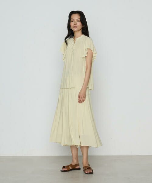 COMME CA COMFORT / コムサ・コンフォート（Lサイズ） ロング・マキシ丈スカート | 〔 TALLサイズ 〕 【セットアップ対応】シャンブレーカッセン スカート | 詳細11