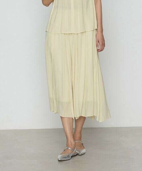 COMME CA COMFORT / コムサ・コンフォート（Lサイズ） ロング・マキシ丈スカート | 〔 TALLサイズ 〕 【セットアップ対応】シャンブレーカッセン スカート | 詳細14