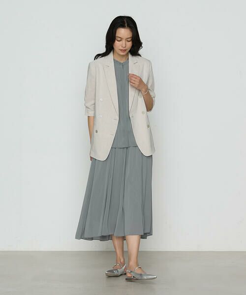 COMME CA COMFORT / コムサ・コンフォート（Lサイズ） ロング・マキシ丈スカート | 〔 TALLサイズ 〕 【セットアップ対応】シャンブレーカッセン スカート | 詳細16