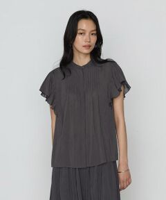 COMME CA COMFORT / コムサ・コンフォート（Lサイズ） シャツ・ブラウス | 〔 TALLサイズ 〕 【セットアップ対応】シャンブレーカッセン ブラウス