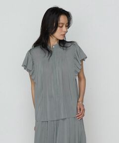 COMME CA COMFORT / コムサ・コンフォート（Lサイズ） シャツ・ブラウス | 〔 TALLサイズ 〕 【セットアップ対応】シャンブレーカッセン ブラウス