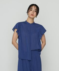 COMME CA COMFORT / コムサ・コンフォート（Lサイズ） シャツ・ブラウス | 〔 TALLサイズ 〕 【セットアップ対応】シャンブレーカッセン ブラウス