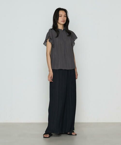 COMME CA COMFORT / コムサ・コンフォート（Lサイズ） シャツ・ブラウス | 〔 TALLサイズ 〕 【セットアップ対応】シャンブレーカッセン ブラウス | 詳細1