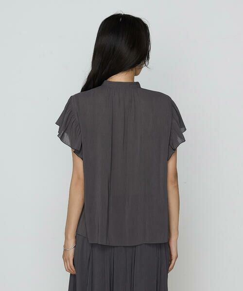 COMME CA COMFORT / コムサ・コンフォート（Lサイズ） シャツ・ブラウス | 〔 TALLサイズ 〕 【セットアップ対応】シャンブレーカッセン ブラウス | 詳細7