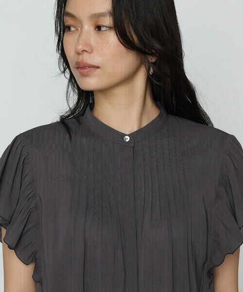 COMME CA COMFORT / コムサ・コンフォート（Lサイズ） シャツ・ブラウス | 〔 TALLサイズ 〕 【セットアップ対応】シャンブレーカッセン ブラウス | 詳細8